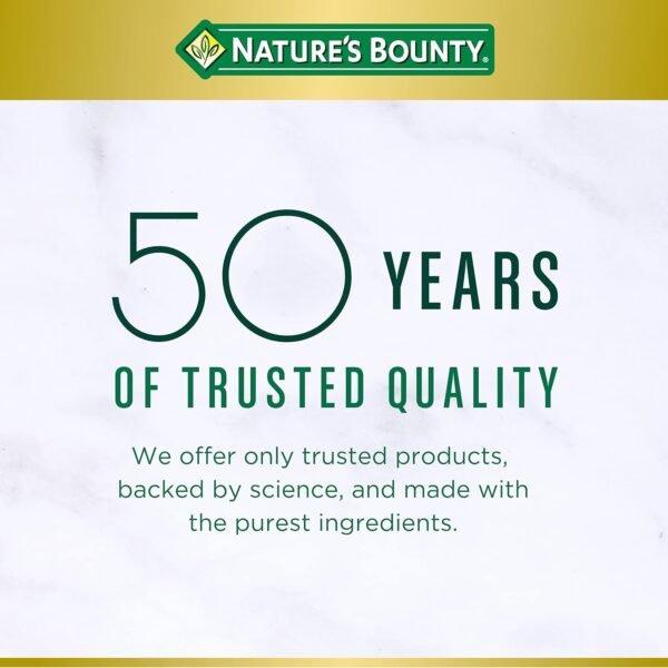 Nature's Bounty Fish Oil, Dietary Supplement, Omega 3, Supports Heart Health, 1200 Mg, 120 Rapid Release Softgels - Image 7