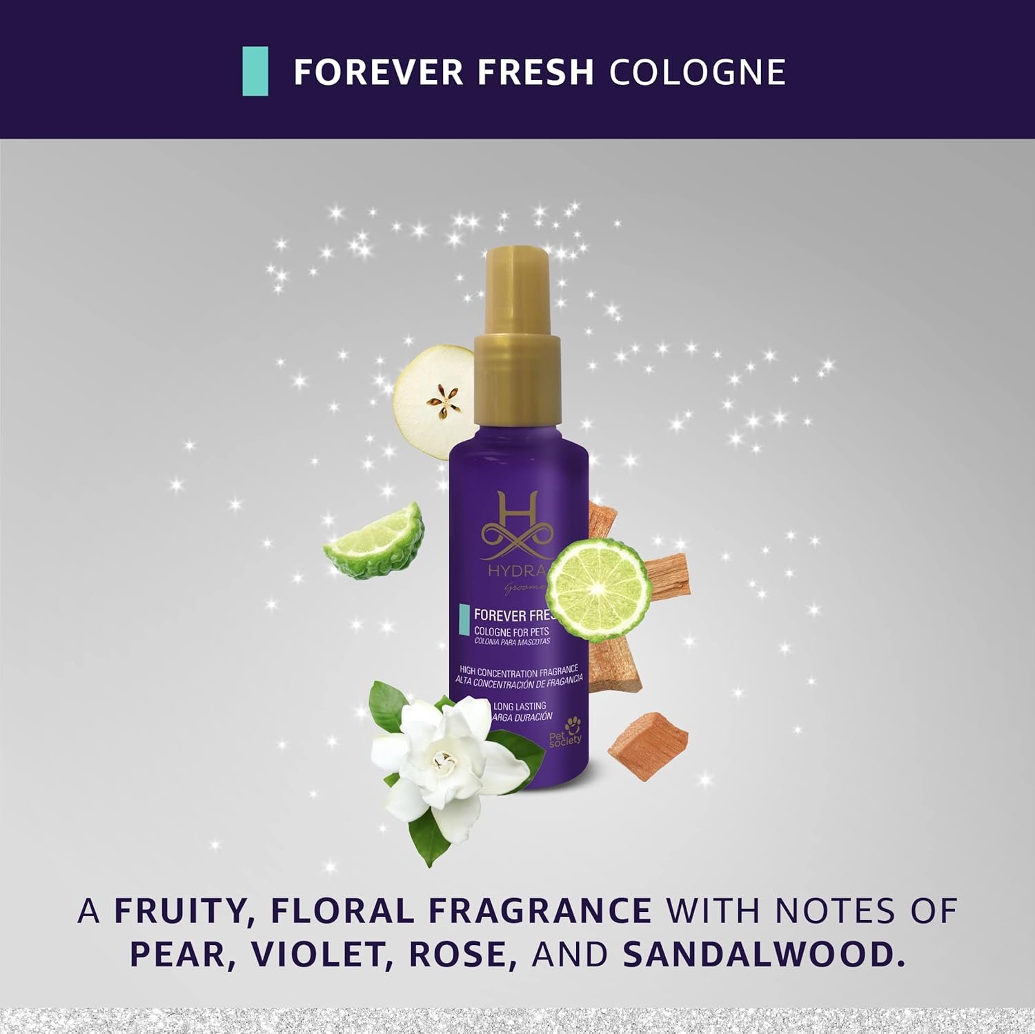 Hydra Forever Fresh Pet Cologne, Finishing Cologne for Dogs and Cats, Grooming Spray, 4.4 Ounces - Image 4