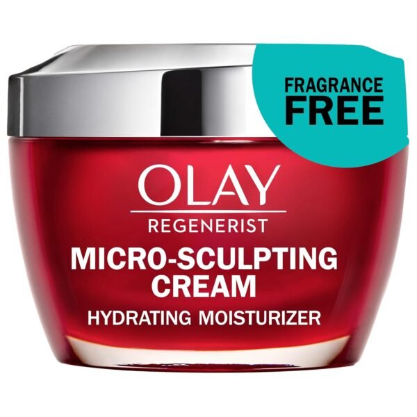 Olay Regenerist Micro-Sculpting Cream Face Moisturizer, Fragrance-Free, 1.7 oz - Image 2