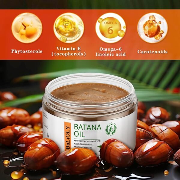 Dr. Sebi Batana Oil for Hair Growth 100% Pure, Unrefined Organic And Natural Batana Oil Paste From Honduras - Promotes Hair Growth And Prevents Loss For Men & Women - Image 4