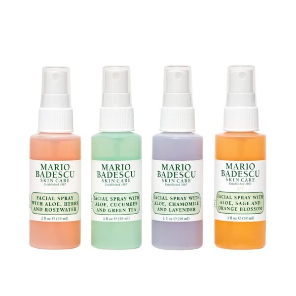 Mario Badescu Facial Spray Collection with Rose Water, Cucumber, Lavender and Orange Blossom, Multi-Purpose Cooling and Hydrating Face Mist for All Skin Types, Dewy Finish - Image 2