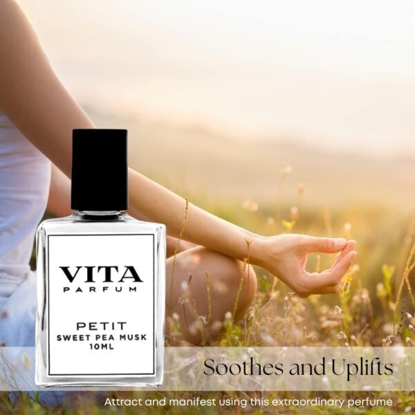 Sweet Pea Perfume Oil, Mini Roll On Perfume for Women, Parfum for Women, Vegan Cruelty Free Perfume in Petit Sweet Pea Musk Scent, 10ml - Image 6