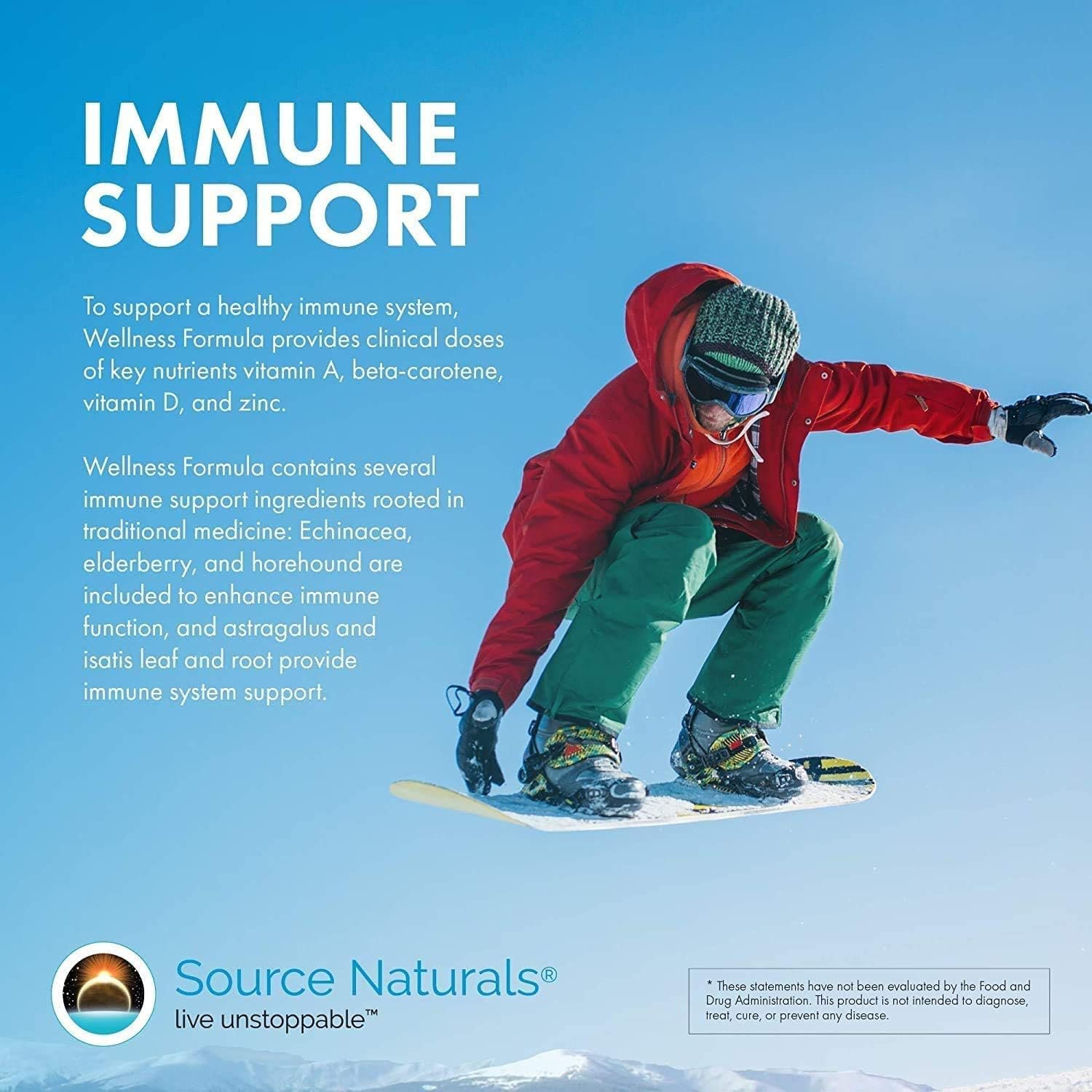Source Naturals Wellness Formula Bio-Aligned Vitamins & Herbal Defense for Advanced Immune Support* - Dietary Supplement & Immunity Booster - 120 Capsules - Image 8