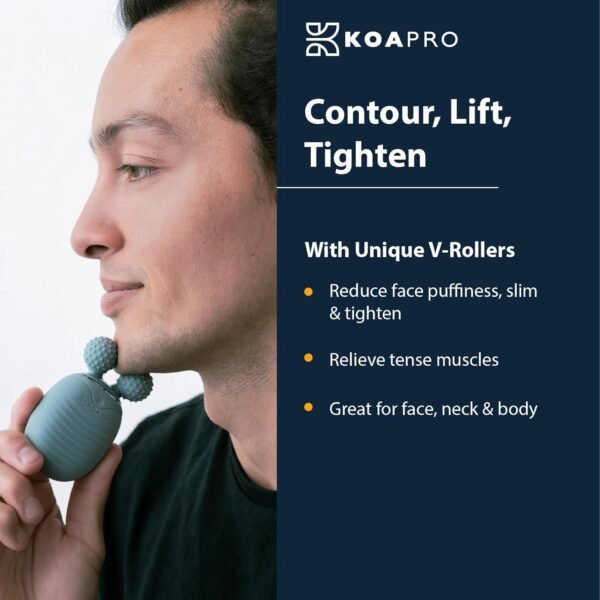 KOAPro Facial Cleansing Brush Exfoliating Face Scrubber for Women and Men, Waterproof Face Brush Cleanser, 3-in-1 Rechargeable Electric Facial Massager Tool, Reusable Sonic Silicone Scrubber - Image 5