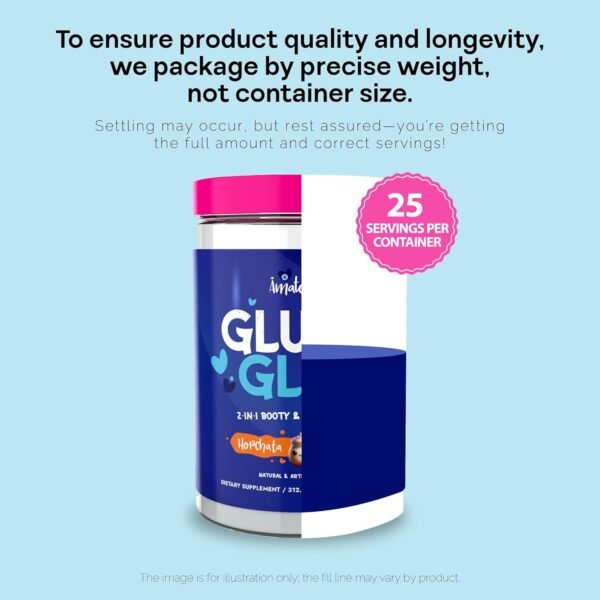 Glute Y Glow, Creatine for Women 2-in-1 Booty & Beauty Elixir W/Creatina para Glúteos┃Supports Faster Hair Growth, Stronger Nails & Glowing Skin - Horchata Flavor - Image 8