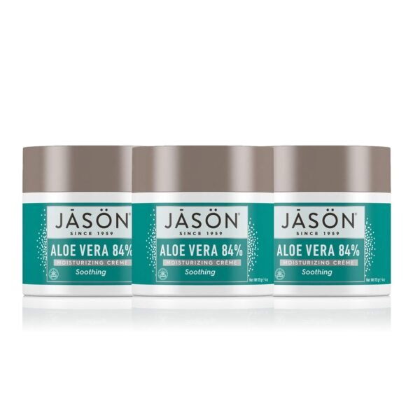 Jason Soothing Aloe Vera 84% Moisturizing Creme 4 oz (Pack of 3) - Image 6