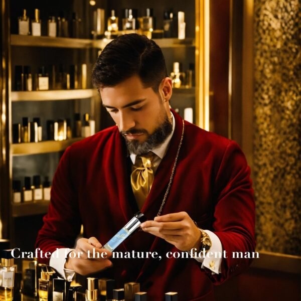 Cologne for Men, Woody Roll-On Perfume - Sophisticated Citrus, Cedar, and Vetiver Fragrance - Long-Lasting Scent in Convenient Travel Size - Image 3