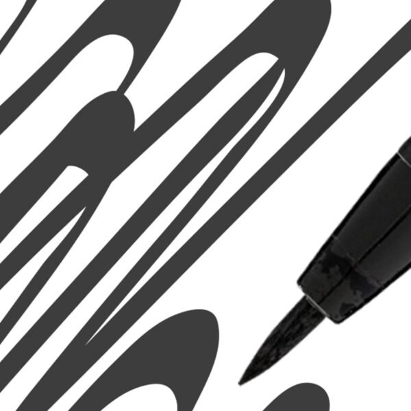 Black Radiance Fine Line Waterproof Liquid Eyeliner Pen - Black Velvet - Image 7