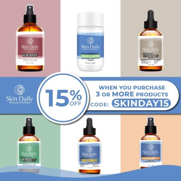 Antioxidant Vitamin C Serum for Face- Infused with Electrolytes, Hyaluronic Acid, Retinol - 1 oz - Image 10
