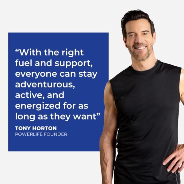 POWERLIFE Tony Horton High Impact Plant Protein Powder with 3000 MG of HMB, Plant-Based, No Sugar Added, Vegan, Keto Friendly, Non-GMO (Chocolate - New Formula) - Image 7