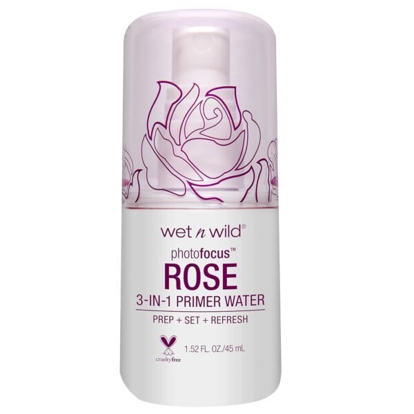 wet n wild Photo Focus Primer Water, Rose Addiction, 1.52 Ounces - Image 2