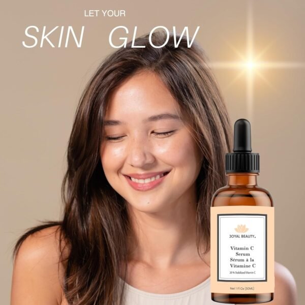 Joyal Beauty Vitamin C Serum with Hyaluronic Acid Vitamin E for Face and Skin. 20% Potent Vitamin C for Younger-look - Image 6
