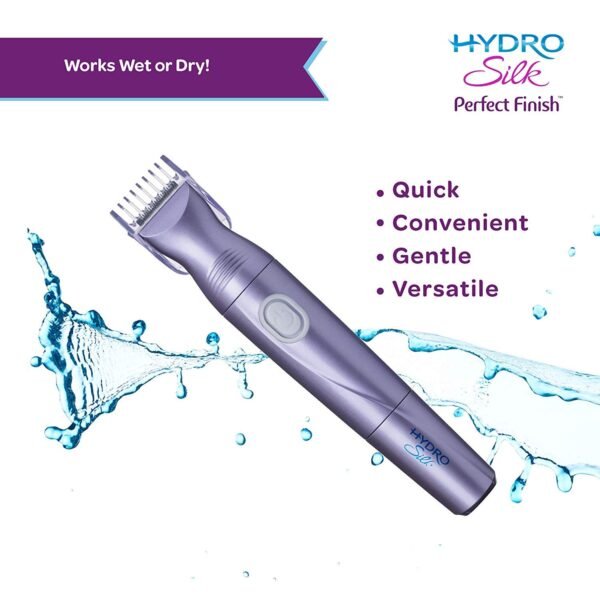 Schick Hydro Silk Perfect Finish Trimmer, 8-in-1 Grooming Kit for Women - Image 9