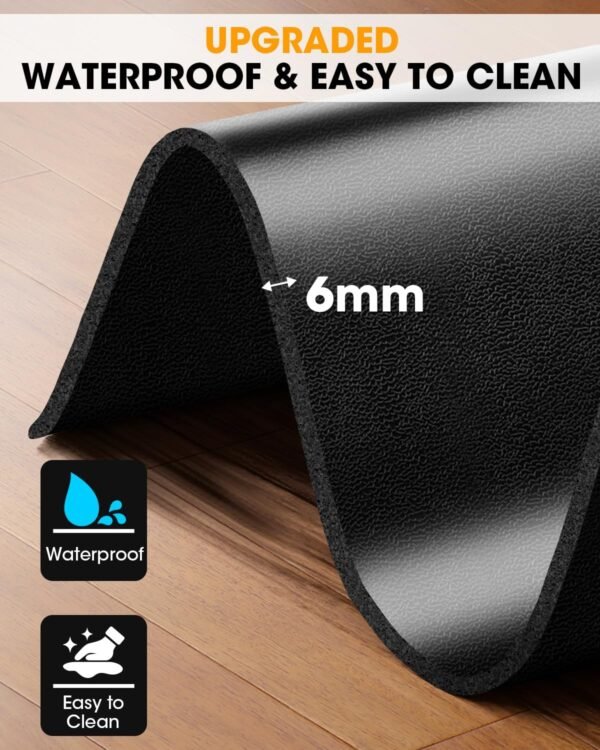 Fitness Equipment Mat and Floor Protector, Extrage Large and Thick, Compatible for Treadmills, Elliptical, Exercise Bikes, Stationary Cycles and Rowing Machine,102"x38", 6mm Thick - Image 4
