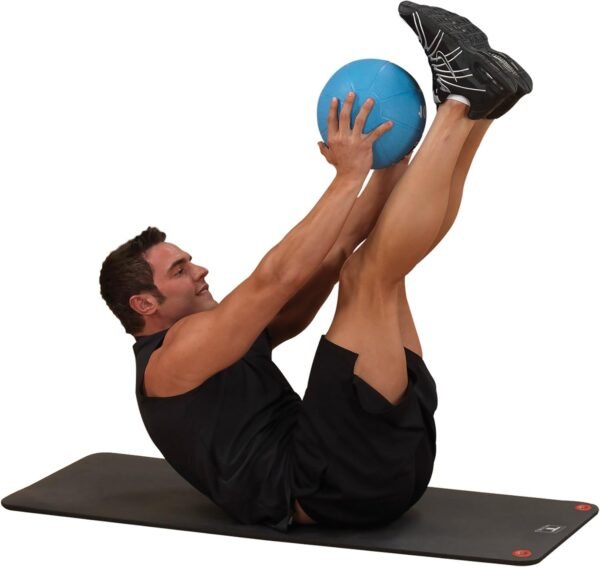 Body-Solid (BSTFM20) Hanging Exercise Mat - Thick Workout Mat for Home Gym, Ideal for Yoga, Exercise & Fitness, Extra Thick Foam for Comfort, Perfect for Home Workouts (71"x23"), Black - Image 5