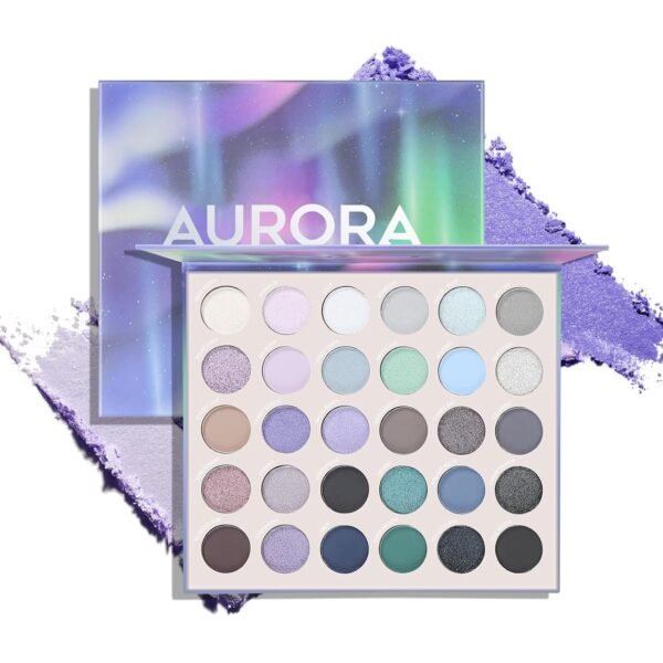 Eyeshadow Palette 30 Pigmented Matte Shimmer Eye Shadow Makeup Palette Glitter Long Lasting Waterproof - Image 2