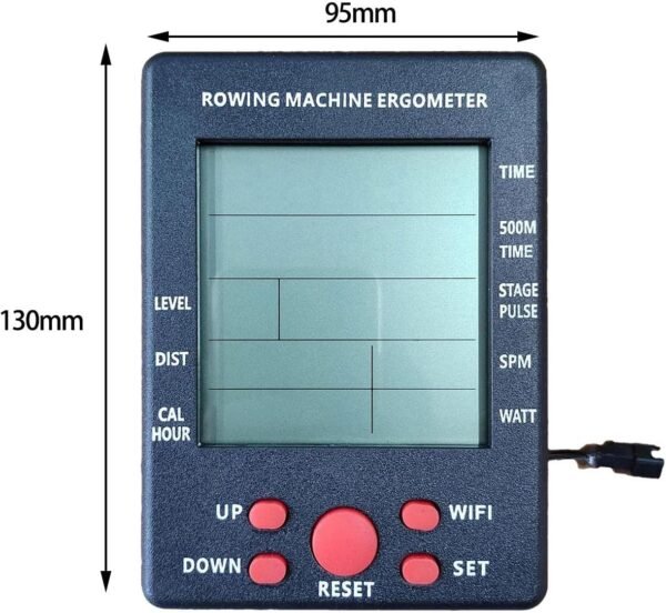 Water Resistance Rowing Machine Counter Fitness Equipment Indoor Gym LCD Replacement Screen Moniter Rowing Machine Counter - Image 8