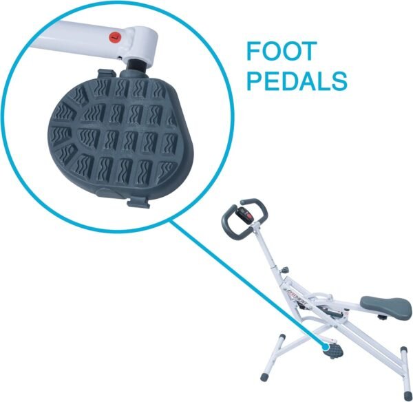 EFITMENT Rower-Ride Squat Machines for Home Exercise Trainer Total Body Abs and Glutes Butt Assist Db Method Upright Workout Rowing Machine - SA022 - Image 9