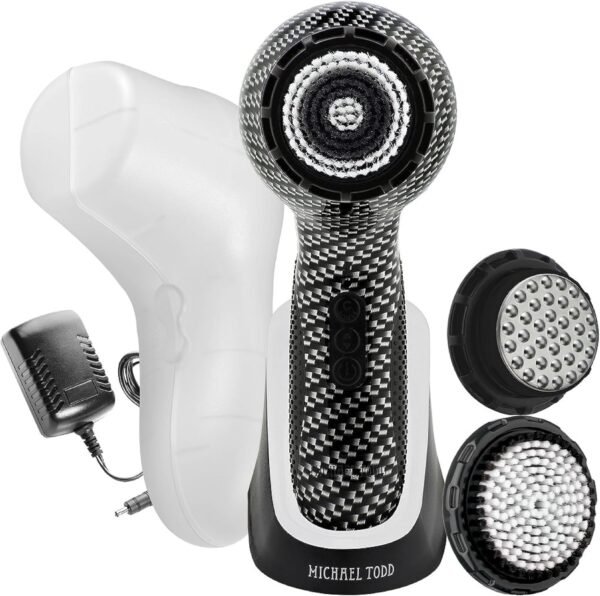 Michael Todd Beauty - Soniclear Elite - Facial Cleansing Brush System - 6-Speeds - Face Cleansing Brush & Exfoliating Body Scrubber - Image 2