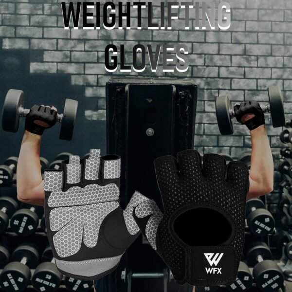 Weight Lifting Gloves for Men Women Gym Gloves with Wrist Wrap Support for Workout Training Exercise Fitness Hanging, Pull ups for Dumbbell, Cycling - Image 8