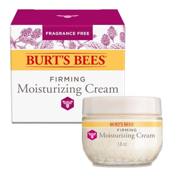 Burt's Bees Renewal Firming Face Cream, Anti-Aging Retinol Alternative, Moisturizing Natural Origin Skin Care, 1.8 Ounce (Packaging May Vary) - Image 2