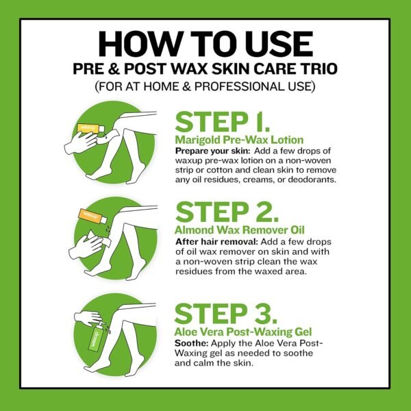 waxup Aloe Vera Gel for Sunburn Relief (8 Fl Oz), After Waxing Skin Care Aloe Vera Gel for Skin, Post Waxing Products for Soothing Skin. - Image 9