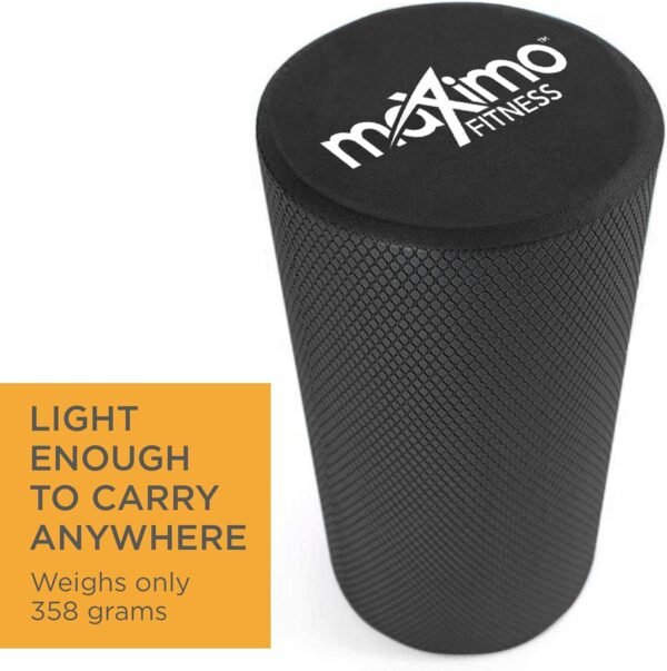 Maximo Fitness Foam Roller - High Density Exercise Roller for Trigger Point Self Massage, Muscle and Back Roller for Fitness, Physical Therapy, Yoga and Pilates, Gym Equipment - Image 10