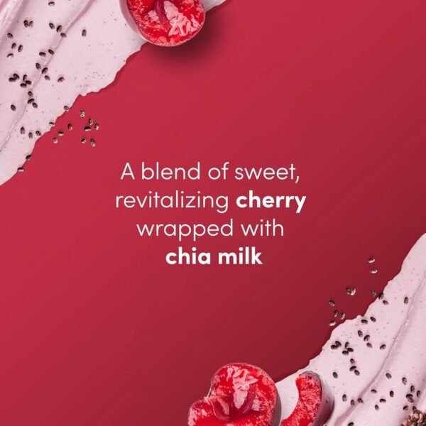 Dove Cherry & Chia Body Scrub Exfoliates and Deeply Nourishes for Smooth, Radiant Skin 15oz - Image 6