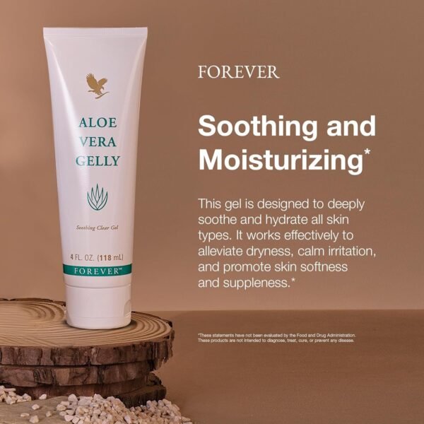 Forever Living - Aloe Vera Gelly - Pure Aloe Gel to Sooth, Moisturize and Condition - Vegan and Gluten-Free - 4 fl oz (Pack of 2) - Image 4