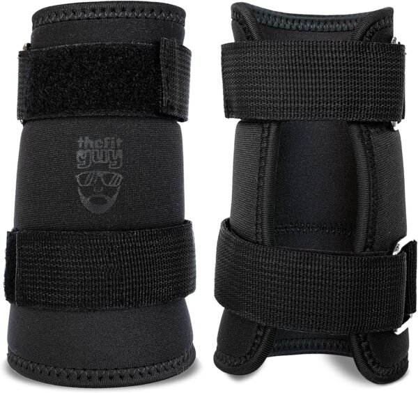Kettlebell Wrist & Forearm Guards | 7mm Impact-Absorbing Neoprene | Adjustable Straps for Secure Fit | Lightweight, Durable Protection for Kettlebell Training (Pair) - Image 2