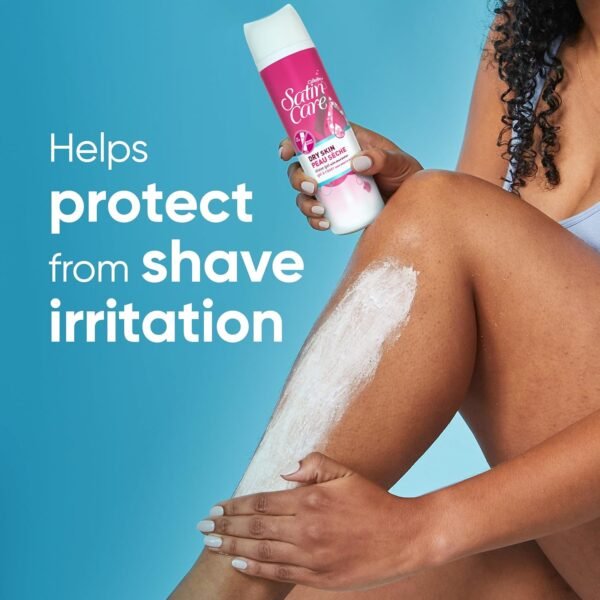 Gillette Venus Satin Care Dry Skin Shave Gel for Women, 6 Count, 7oz Each, Infused with Shea Butter for a Comfortable Shave - Image 3