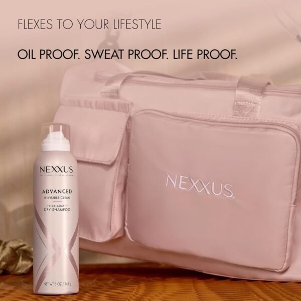 Nexxus Advanced Invisible Clean Dry Shampoo for Instant Oil Control & 72-Hour Freshness with Flexx-Adapt Technology 5 oz - Image 9