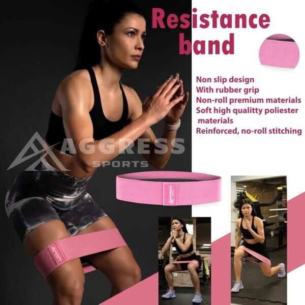 Premium Barbell Pad Set for Hip Thrusts - Squat Pad for Barbell Lunges, Bench Press, with 2 Gym Ankle Straps, Hip Resistance Bands – Gym Accessories for Women with Carry Bag, Towel - Image 6