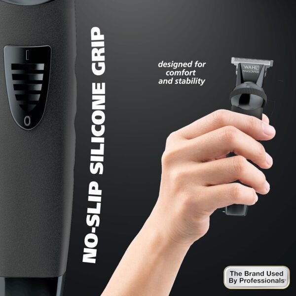 Wahl Manscaper® Reach 360 Ratchet Head Cordless Body and Beard Trimmer for Men with No-Slip Grip for Precise Control During Face, Body, and Manscape Grooming – Model 3025951 - Image 8