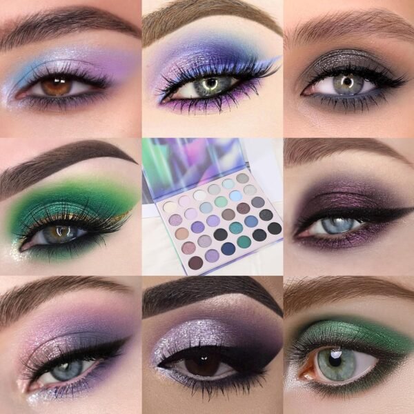 Eyeshadow Palette 30 Pigmented Matte Shimmer Eye Shadow Makeup Palette Glitter Long Lasting Waterproof - Image 4