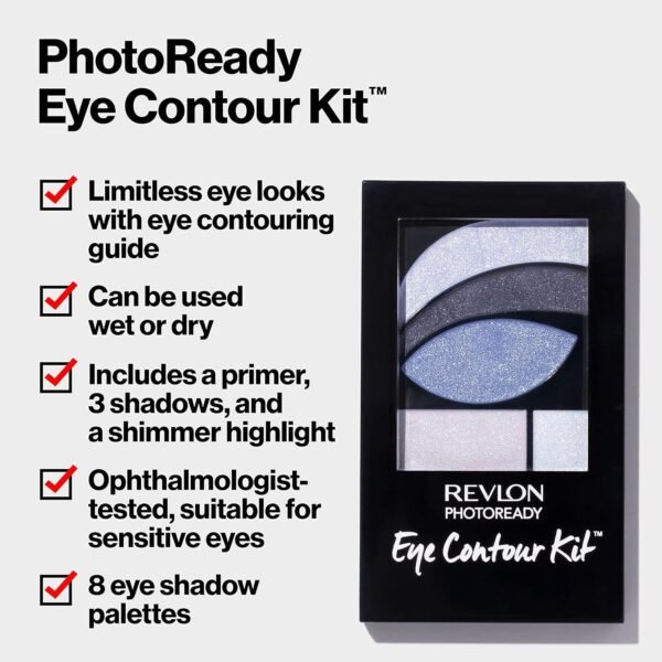 Revlon Eyeshadow Paette, PhotoReady Eye Makeup, Creamy Pigmented in Blendable Matte & Shimmer Finishes 523 Rustic, 0.01 Oz - Image 4
