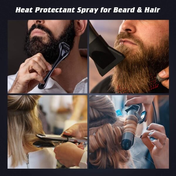 VIKICON Shield Heat Protectant Spray - Blend Prevents Damage & Breakage for Hair and Beard - Image 5