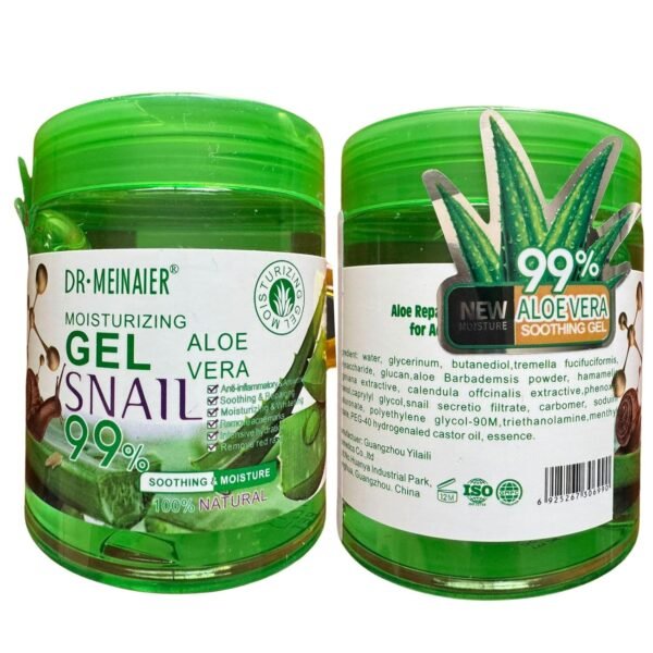 Aloe Vera Gel for Face, Body & Hair, Soothing Aloe Face Moisturizer, Multipurpose Skin Care, Hydrating Aloe Gel, Claming after sunburn 250ml (Aloe Vera) - Image 7