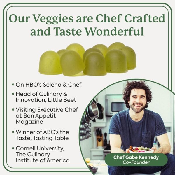 Plant People WonderGreens Veggie Gummies Super Greens with Probiotics Multivitamin Support Gummy for Wellbeing, Energy, Immune and Gut Health, Green Apple Flavor (Trial Size, 10 Count) - Image 6