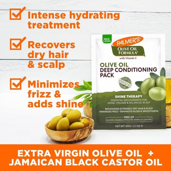 Palmer's Olive Oil Formula Deep Conditioner Packet, 2.1 Ounces - Image 4