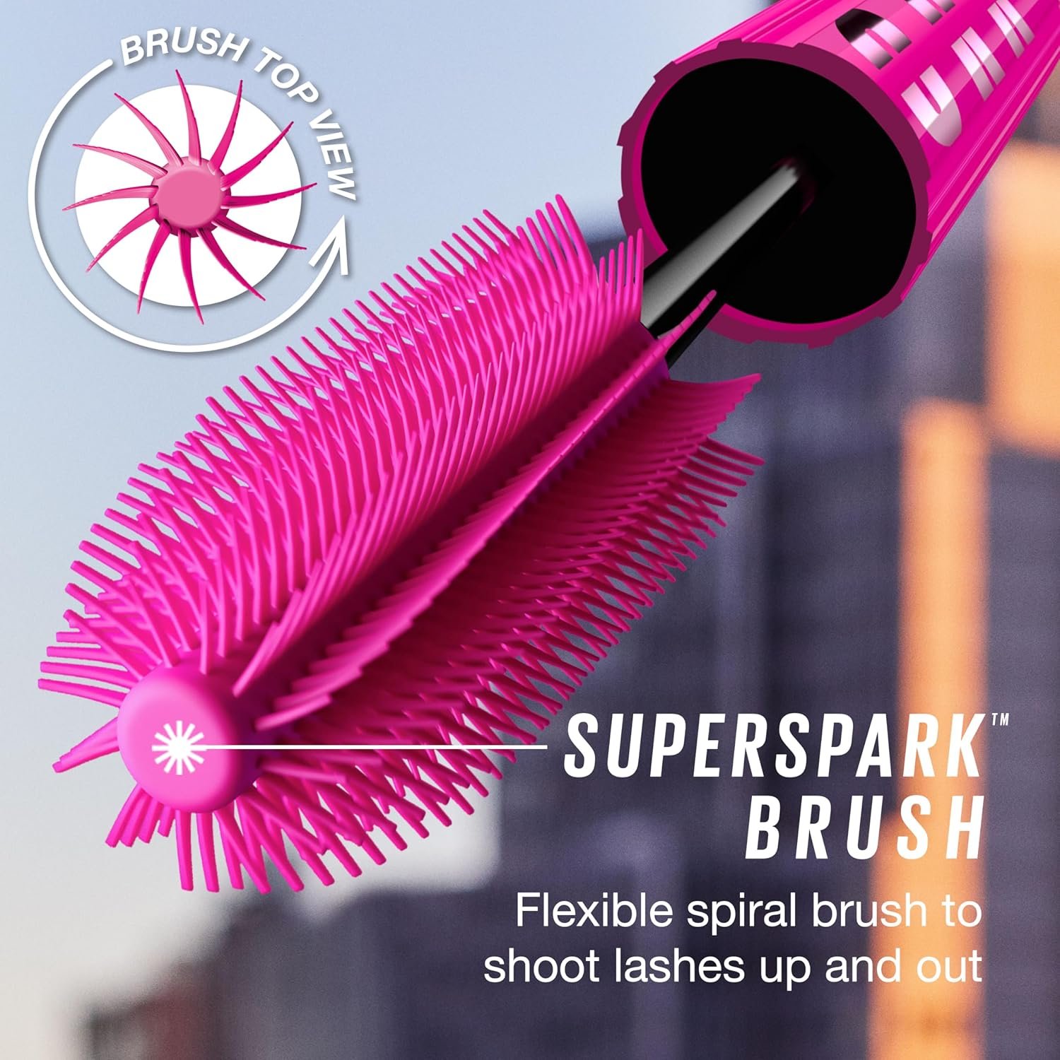 Maybelline Lash Sensational Firework Washable Mascara, Lengthening & Volumizing Mascara for up to 24HR wear, Brownish Black, 1 Count - Image 5