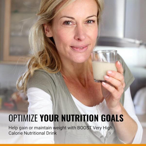 Boost Very High Calorie Vanilla Nutritional Drink – 22g Protein, 530 Nutrient Rich Calories, 8 Fl Oz (Pack of 24) - Image 4