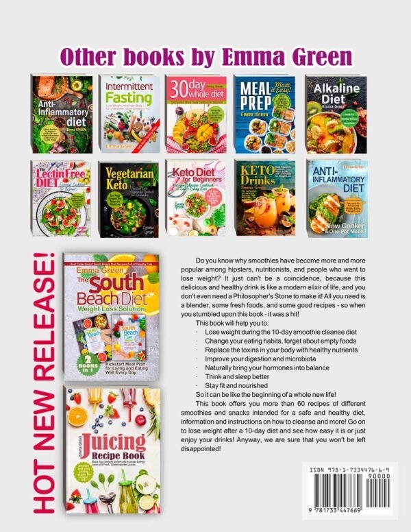 The Smoothie Cleanse Book: Healthy Recipes Including Green and Colorful Smoothies for Weight Loss +10 Day Detox Plan - Image 3