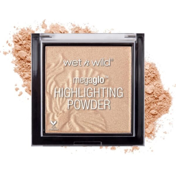 wet n wild MegaGlo Highlighting Powder Warm Gold Golden Flower Crown - Image 2