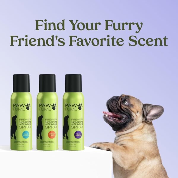 PAWFUME Premium Grooming Spray Dog Spray Deodorizer Perfume For Dogs - Dog Cologne Spray Long Lasting Dog Sprays - Dog Perfume Spray Long Lasting After Bath- Dog deodorizing Spray (Lavender) - Image 8