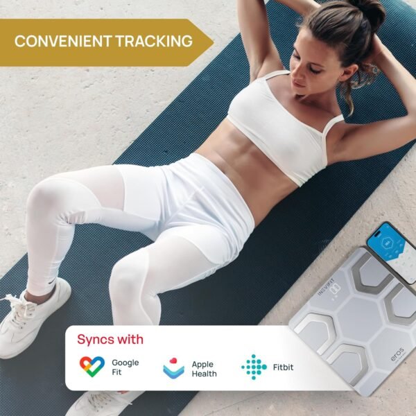 INEVIFIT EROS Bluetooth Smart Scale & Digital Kitchen Scale Fitness Bundle, Complete Body Composition and Nutrition Tracking Solution with Batteries Included - Image 8