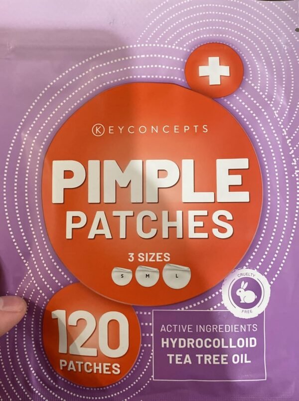 PatchRx Salicylic Pimple Patches (120 Pack), Salicylic Acid Acne Patches with Tea Tree Oil - Zit Patch and Pimple Stickers for Face for Skin Care - Salicylic Acid Acne Dots (Packaging May Vary) - Image 8