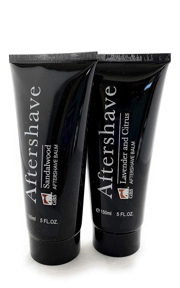 G.B.S After Shave Balm Set of 2 Lavender/Citrus and Sandalwood 5-Ounces Post Shave Balm - Image 2