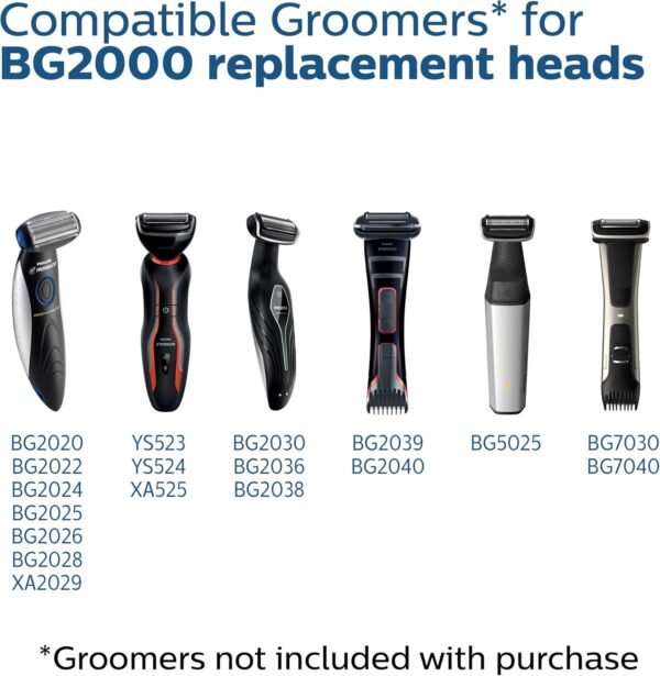 Philips Norelco Genuine Bodygroom Replacement Trimmer/Shaver Foil, BG2000/40 - Image 7
