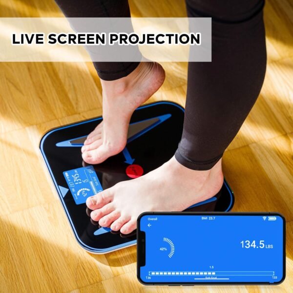 Pro, Innovative, Super Smart, Whole Body Analysis AI, Unique, WiFi Scale with Complete Weight Loss and Weight Maintenance Comprehensive, and Holistic System with Food Analysis - Image 5
